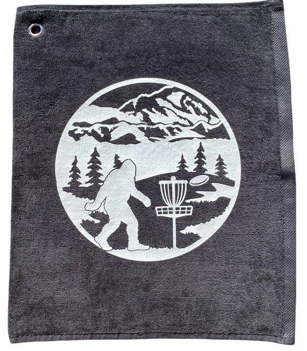 Disc golf towel Squatch