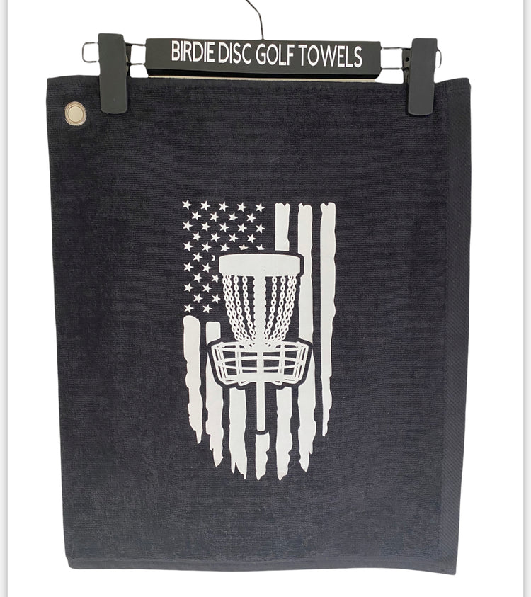 Disc golf towel-American flag