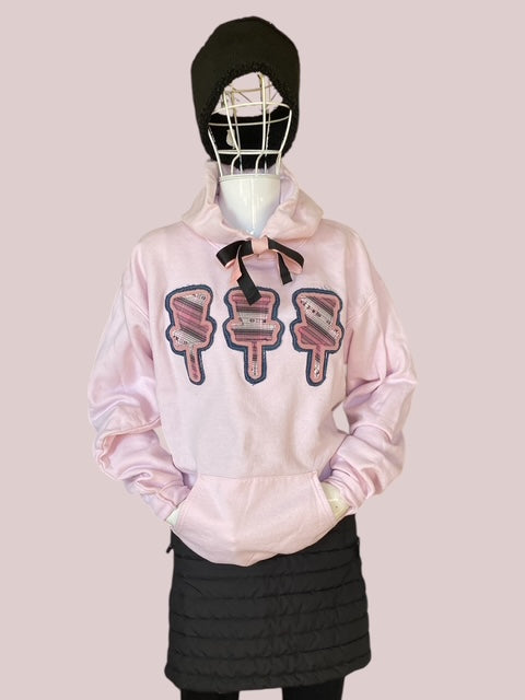 Disc golf hoodie Western Style Pink