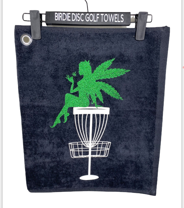 Disc golf towel- Weed Fairy